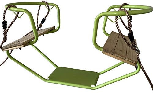 Loggyland Columpio Doble Schiffsschaukel Columpio para 2 Infantil