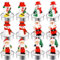 12 Stück Weihnachten Teelicht Kerzen Handgemachte Zart Weihnachtsmann Schneemann Kerzen Weihnachten Dekoration Kerzen für Haus Büro Hochzeit Party