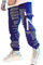 XYXIONGMAO Pantaloni da jogging tattici da uomo giapponesi viola casual pantaloni hip hop streetwear techwear pantaloni della tuta pantaloni cargo da uomo, Viola, L