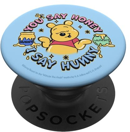 Disney’s Winnie the Pooh You Say Honey, I Say Hunny Funny PopSockets Klebender PopGrip