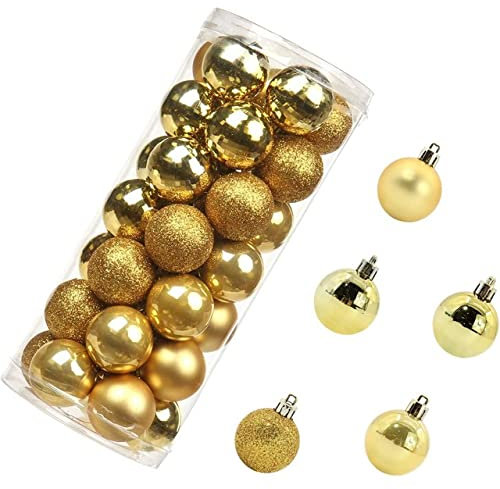 Dekorationen Weihnachtskugel Rot Gold Silber Rosa Blau Hängende Home Party Decor 35PC Weihnachtskugeln Ornament Weihnachtsbaumkugel-Gold,Ukraine