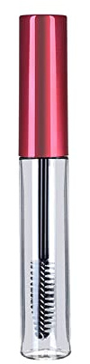 2PCS 10ml leere Mascara Tube mit Wimpernstab nachfüllbare Kosmetikbehälter,Red