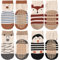 Simpeak Socken Baby, ABS Socken Baby Anti Rutsch, Rutschfeste Babysocken Junge Mädchen, Stoppersocken Baby 1-3 Jahre alt, Dünner Frühling und Herbst, M