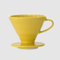 K+ Hario V60 Ceramic Coffee Dripper Yellow - Size 02