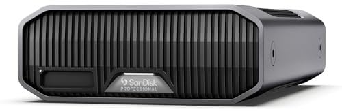 SanDisk Professional 6 TB G-DRIVE Project, con slot PRO-BLADE SSD Mag, Thunderbolt 3, USB (10 Gbps), disco rigido classe Enterprise 7200 RPM, velocità di lettura fino a 250 MB/s