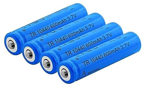 CSTAL 3.7V 600Mah Li-Ion Rechargeable Battery, High Performance Backup Battery, for Remote Control LED Lights Flashlight, 4 Pack