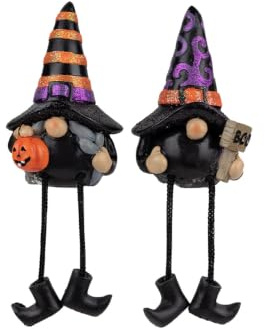 horror-shop Halloween Deko Zwerg Kantenhocker aus Kunststein 11cm 1 Stück