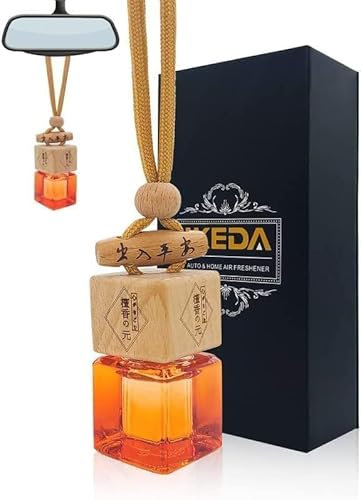 Car Air Fresheners for Men | Car Fresheners with Odour Eliminator Technology | Long Fragrant Car Accessories | Strong Car Scents Perfume Hanging Diffusers | Ikeda Air Freshener Car (Savage Boy)