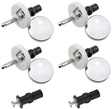 Generic Toilet Fixing Kit, 10 PCS Quick Release Toilet Seat Fixings, Toilet Seat Fittings, Universal Quick Release Toilet Seat Fittings, with 2 Expansion Screw, for WC Toilet Blind Holes