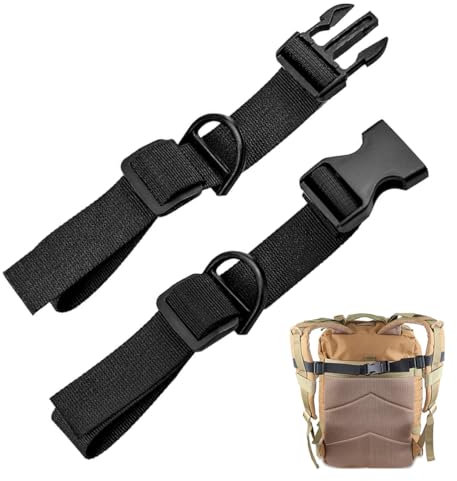 VUHSGTE Backpack Chest Strap Heavy Duty Adjustable Backpack Sternum Strap Chest Belt with Quick Release Buckle for Hiking and Jogging