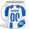 Genérico Taza Personalizada Fútbol La Real | Regalo Original para Aficionados del Fútbol | Taza de Desayuno | Regalo Equipo de Fútbol | Diseño Único y Duradero (R. Sociedad)