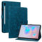 Rosbtib Funda para Samsung Galaxy Tab S6 10.5 Pulgadas (SM-T860/ T865) 2019, Funda Protectora de Visualización Multiángulo con [Ranura para Tarjetas] [Cierre Magnético], Lirios Azul