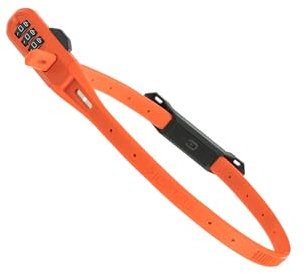 Hiplok Z LOK COMBO V2, Multifunktions-Sicherheitsband, Unisex, ORANGE, 45cm Schließumfang