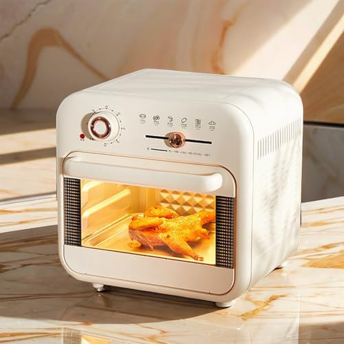 CHONGHAN Smart Air Fryer Toaster Oven Combo,18l Airfryer Rotisserie Sous Vide Convection Oven Countertop,Double Grill,Bake, Broil, Roast, Dehydrate,32°F - 446°F,360 Degree Circulation