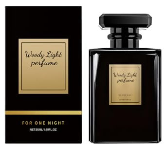 Blau-Holz Parfum Wooden Charm für Business & Romantik Elegantes Eau de Toilette mit Cedar und Jasmine Sandelholz Frisch & Wärmender Duft Exklusives Herrenparfum, 50ml (1 pcs)