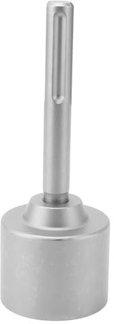 Depisuta T Post Driver, 5 Pits Shank Steel Fence Post Driver 8 Inch Hand Pounder Hammer Drill Attachment, with Handle for Fence Pounder and Metal (65mm)