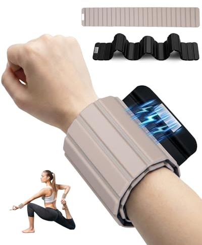 Spopal Gewichtsmanschetten 0.5kg, [Geschenk für sie/ihn][Magnetisches] 2er-Gewichte für Beine und Arme, Rutschfestem Silikon, Tragbare Gewichtsmanschetten für Joggen, Gewichtheben, Yoga Pilates