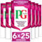 PG Tips Raspberry Leaf Tea Bags - Bulk, Individually Wrapped, Refreshing Fruit Flavoured, 6 Packs, 150 Envelopes