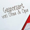 Hellweg Druckerei Gesponsort von Oma & Opa Schriftzug KFZ Car Auto Aufkleber Sticker Heckscheibenaufkleber