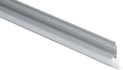 Profilo Supporto in plastica per Battiscopa con Led luminoso- Asta da 2.40 metri