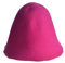Lawliet Hut aus Wollfilz, Hut, Hut, Fascinator, Blockboden Gr. Einheitsgröße, hot pink