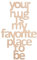 Rayher Hobby Rayher Hobby Rayher 46312000 Deko-Holzschrift Your hug is my favorite, 12,7 x 22 x 3 cm, FSC 100 Prozent