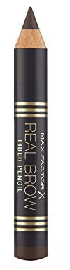 Max Factor Real Brow Fiber Pencil Rich Brown 5 – Augenbrauenstift mit 3D-Effekt – Für natürlich definierte Augenbrauen – Farbe Braun – 1 x 1 g