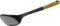 STAUB Silicone Wok Turner, Black, 12.2 Inch, Oval Shape, Wood Handle