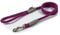 Ancol Viva Reflective Rope and Leather Snap Dog Lead - Purple - Durable Weatherproof Poly Weave Puppy Walking Accessory - 1.07m x 10mm