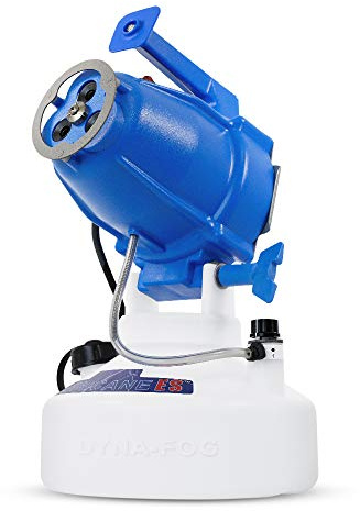 Curtis Dyna-Fog Hurricane ES Elektrostatischer Handtragegerät mit Kordelzug, 5,7 l, Partikelgröße 10–50 Mikrometer