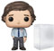 POP TV: The Office - Figura de vinilo de Jim Halpert Funko Pop! (con funda protectora compatible con Pop Box)