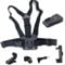 JAMUILS Harnais de Poitrine Support, Sac à Dos bandoulière pour Telephone Appareil Photo, Compatible avec iPhone 15 14 13 / GoPro 12 11 10 / DJI OSMO /Insta360 X3 X2 et Action Camera
