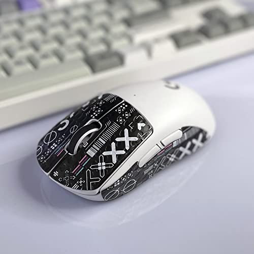 2Duck Maus Anti-Rutsch Griffband, Schweißfeste Eidechse-Skins-Aufkleber For Logitech G Pro Wireless / G Pro X Superlight Gaming-Maus, Gamer DIY Kit ( Color : 17 , Size : G Pro X Superlight )