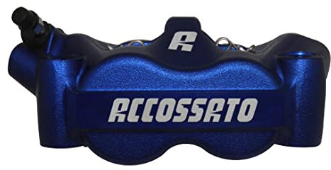 Pinza freno sinistra radiale Accossato Forgiata Monoblocco Interasse 100 mm Con Pistoni in Alluminio, con pastiglie ST incluse, per Ducati Scrambler Mach 2.0 dal 2018 al 2018, 803 CC