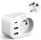 LENCENT Adaptateur Prise AU Australie Chine Nouvelle-Zélande, avec 2 Ports USB & 1 Port USB-C adapté à AUS Prise Française Adaptateur électrique Mâle AU Femelle France, Type I