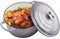 Cocotte en fonte émaillée de 6 litres avec couvercle – Grandes poignées doubles – Passe au four jusqu'à 260 °C – Cocotte ronde classique pour une cuisson polyvalente – Gris clair