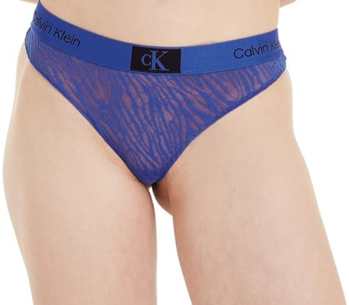 Calvin Klein Damen String Modern Thong mit Spitze