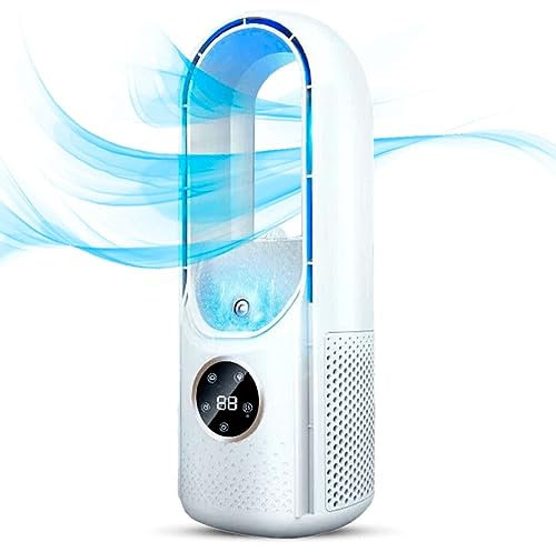 Arctic Blast Air Conditioner Bladeless Artic Blast Air Cooler Fan - 3-in-1 USB Tabletop Fan - Personal Mini Air Cooler for the Home
