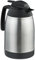 Relaxdays Isolierkanne aus Edelstahl, Warmhaltekanne für Tee, Kaffee, Thermo-Kaffeekanne, 1,5 Liter, mit Griff, Silber