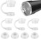 8pcs Silicone Spill Proof Stoppers Compatible with YETI Straw Cups Topper 16/20/24/25/26/35oz, with Anti Leak Silicone Straw Stopper Straw Covers Cap for Reusable Straws Tumbler Accessories