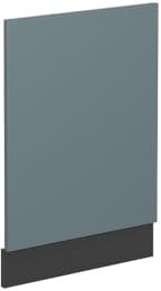 Vicco Frontblende R-Line, Blau-Grau/Anthrazit, 45 cm ohne Arbeitsplatte