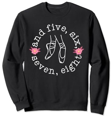 Ballett und Ballerina Design für Damen Sweatshirt