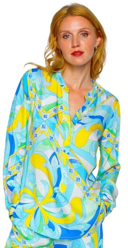 Emily van den Bergh - Damenbluse 8245-296 - Mehrfarbig, 38