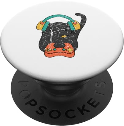 Manette de jeu pour amateur de jeux vidéo PopSockets PopGrip Interchangeable