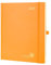 POPRUN Kalender 2025 Buchkalender Hardcover, ca. A4 (26,5 x 21,5 cm), 12-Monate-Terminplaner (Jan.2025-Dez.2025), Wochenplaner 2025 mit 100 GSM Zertifiziertem Papier - Orange