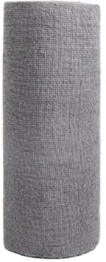 Bakkeny Toallitas de microfibra reutilizables para el hogar, rollos de toallas de cocina, trapos de lavado, accesorios de toalla de papel, color gris