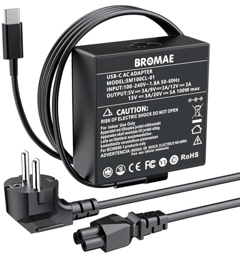 Alimentatore USB C 100W Caricatore Compatibile con ASUS ROG Flow X13 Z13 GV301 GV301Q GZ301Z ROG Strix G15 G17 G513 ROG Zephyrus Duo 16 15 SE G14 G15 M16 S17 Zenbook 14 14X UX425QA Caricabatteria