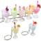 7 Pièces Porte-clés en Forme de Bouteille Kit, Drink Can Style Porte-clés, Drink Bottle Porte-clés, Convient aux Pendentifs Cadeaux Créatifs, Cadeaux de Fête