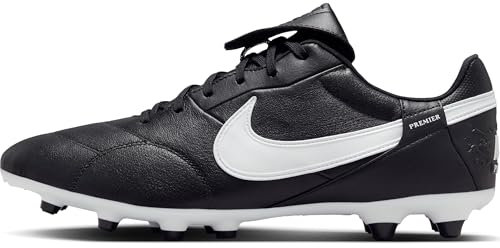 Nike The Premier III FG, Zapatillas de fútbol Hombre, Black/White, 49.5 EU