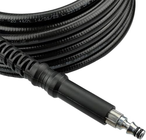 Tubo di prolunga ad alta pressione per/compatibile con Parkside – capezzolo bifacciale per Parkside con protezione antipiega (12 metri)